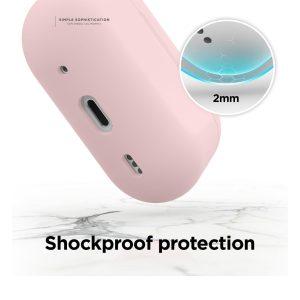 AHASTYLE WG100-MB Silicone Protective Case for Airpods Pro 2 – Pink