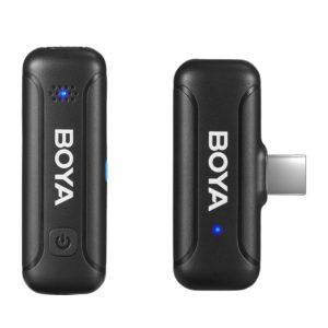 Boya Mini Wireless Type-C Microphone System – Black (BY-WM3T2-U2)