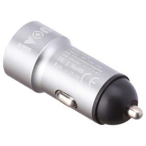 IVON CC38 Dual USB Car Charger with Micro USB Cable 2.4A  – Gray