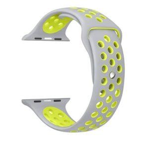 Bikson iWatch Band 42/44mm – Gray & Yellow