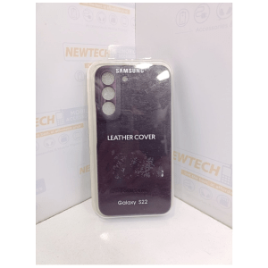 High Copy 1:1 Scale Leather Cover Logo SAM S22 – Burgundy