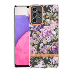 Hybrid Printed Flowers Hard Cover for SAM A33