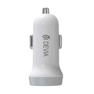 Devia Smart Series Car Charger 3.1A with Type-C Cable 1m 2.1A – White