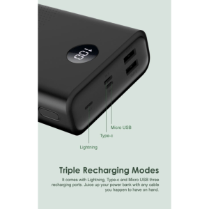 Oraimo Powerbank OPB-P271D 27000mAh – Black