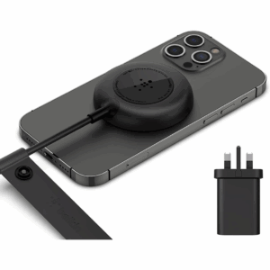 Belkin Boost Charge Magnetic Wireless MagSafe Charger 7.5W + 20W Adapter – Black