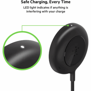 Belkin Boost Charge Magnetic Wireless MagSafe Charger 7.5W + 20W Adapter – Black