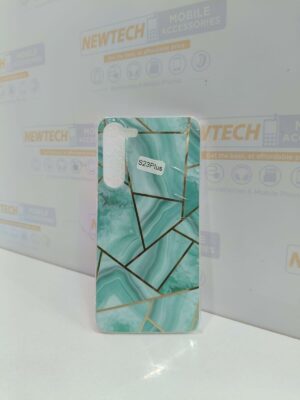 Marble Pattern SAM S23+ Cover – Green
