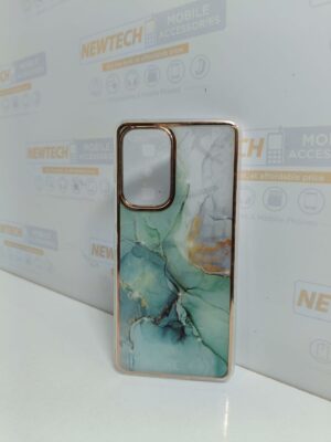YB IMD Series SAM A53 5G Marble Pattern Cover – Green