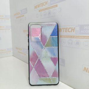 Marble Frosted Fashion TPU SAM A72 Cover – Multicolor Square