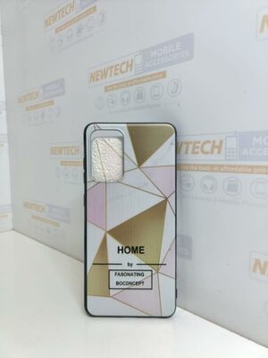 Marble Frosted Fashion TPU SAM A72 Cover – Golden Triangle