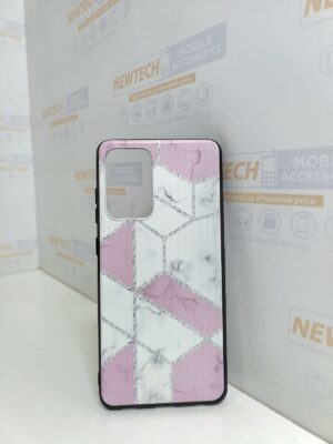 Marble Frosted Fashion TPU SAM A72 Cover – White Block
