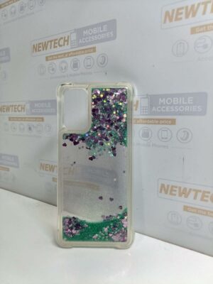 Hybrid Hard Acrylic + TPU SAM A72 Cover Quickstand Glitters
