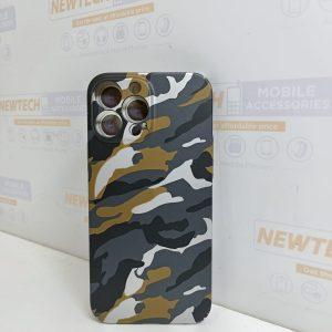 Green iP 13 Pro Max Camo Cover – Black