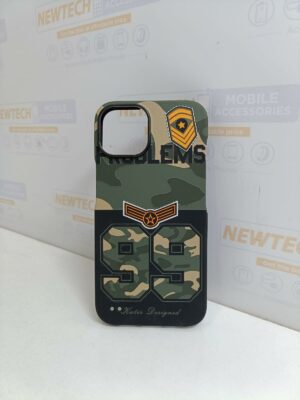 Kutis iP 14 Army 99 Problems Printed Cover – Green