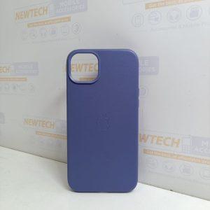 Leather MagSafe Logo Cover iP 14 Plus HC – Wisteria