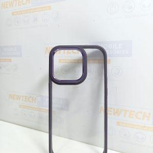 Wasane iP 14 Pro Clear Cover – Deep Purple