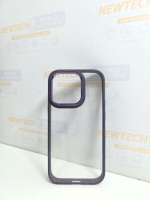 Wasane iP 14 Pro Clear Cover – Deep Purple