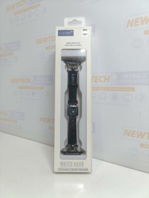 StopTime Fancy Ladies New Upgrade Apple Watch Band 42/44/45/49mm – Black