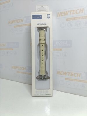 StopTime Fancy Ladies New Upgrade Apple Watch Band 42/44/45/49mm – Beige