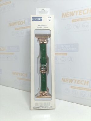 StopTime Fancy Ladies New Upgrade Apple Watch Band 42/44/45/49mm – Green