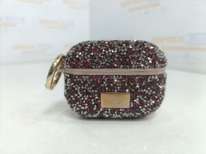 The Bling World With Rock Diamond Skin Case for Airpods Pro – Black