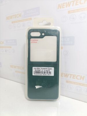 Front With Tempered Glass Cover Galaxy Z Flip 5 – Green