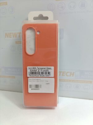 Front With Tempered Glass Cover Galaxy Z Fold 5 – Orange