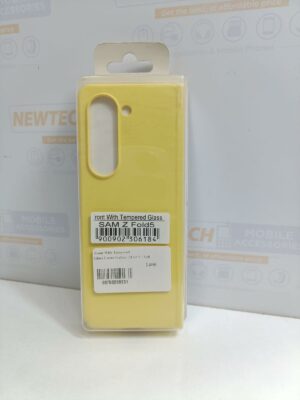 Front With Tempered Glass Cover Galaxy Z Fold 5 – Yellow