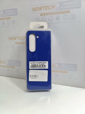 Front With Tempered Glass Cover Galaxy Z Fold 5 – Blue
