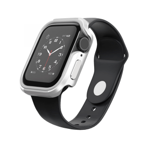 WiWu Defense Armor Cover for Apple Watch 44mm – Silver