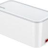 Blupebble Power Box Cable Management 5 Ports + 2 USB + 1 Type-C 2500W Extension - White - Image 3