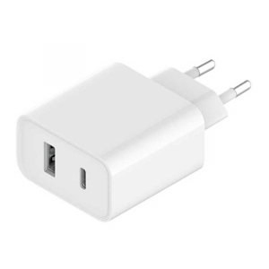 Mi 33W Wall Charger Type-A + Type-C EU – White