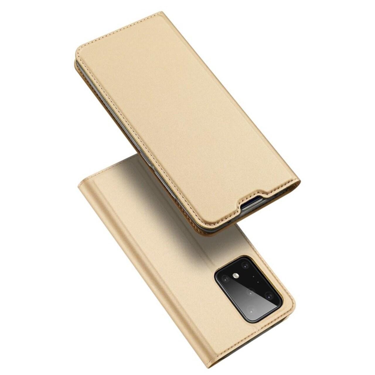 DUX DUCIS Skin Pro Series S20 Ultra Wallet Cover - Gold