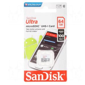 SanDisk Ultra 64GB UHS-I Class 10 MicroSDXC Memory Card