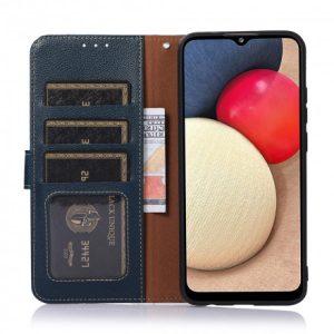 KHAZNEH Leather SAM A53 5G Cover with Wallet – Brown