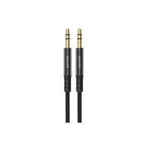 Porodo Audio Cable Braided Metallic AUX Cable 1.2m