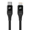 Porodo Type-C to Lightning 2M Braided & Aluminum PD Cable - Image 2