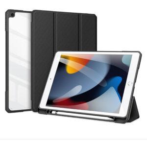 DUX DUCIS Toby Series Tri-fold Stand Leather Cover iPad 7/8/9 10.2″ – Black