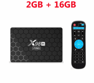 X98H Pro 2G/16G 4K Dual Band Android TV Box - UK Plug