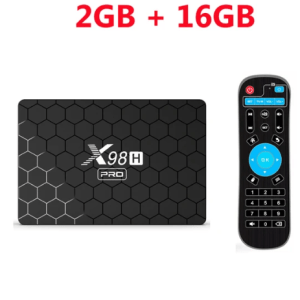 X98H Pro 2G/16G 4K Dual Band Android TV Box – UK Plug