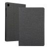 Cloth Skin PU Leather Stand Tablet Cover Tab S6 Lite P610/P615 - Black