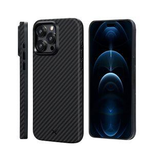 Carbon Fiber Texture PC+TPU iPhone 15 Pro – Black