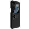 NILLKIN Finger Strap Silicone Cover For Galaxy Z Flip 5 5G - Black - Image 3