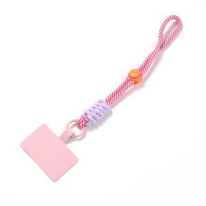 Adjustable Phone Lanyard Anti-lost Wrist Strap – Pink