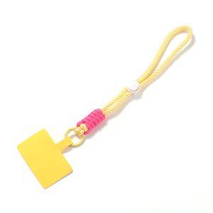 Adjustable Phone Lanyard Anti-lost Wrist Strap – Yellow