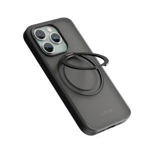 Levelo MagSafe Ringo Multi-Functional Kickstand Cover iPhone 15 Pro – Black (LVLRMK15PBK)