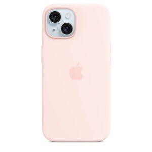 Silicone Magsafe Logo Cover iPhone 15 Plus HC – Pink