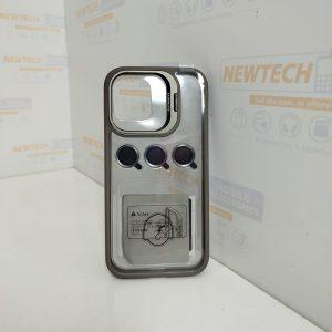 Miby iPhone 15 Pro Cover With Camera Lens – Gray