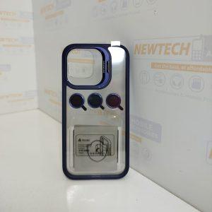 Miby iPhone 15 Pro Cover With Camera Lens – Blue