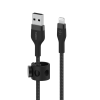 (CAA010bt3MBK) Belkin BOOST CHARGE™PRO Flex USB-A to Lightning Cable_Braided Silicone 3M - Black